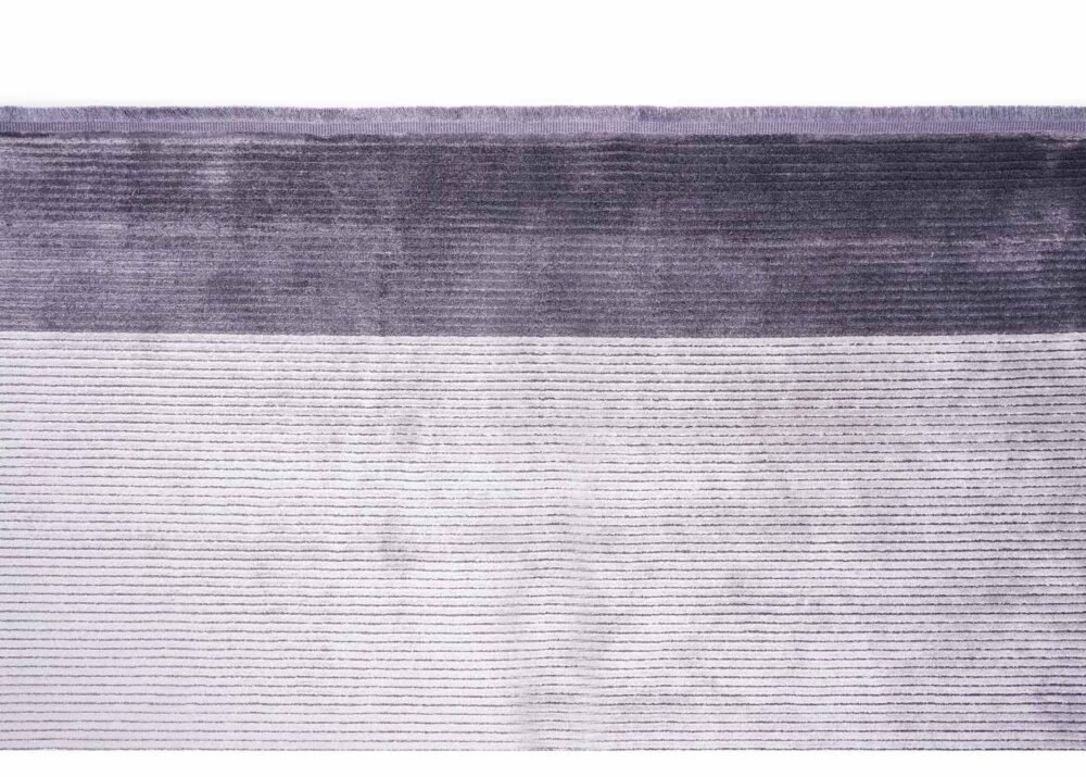 Striped Pattern Modern Kitchen Rugs Grey-Blue 6.5x9.8 ft