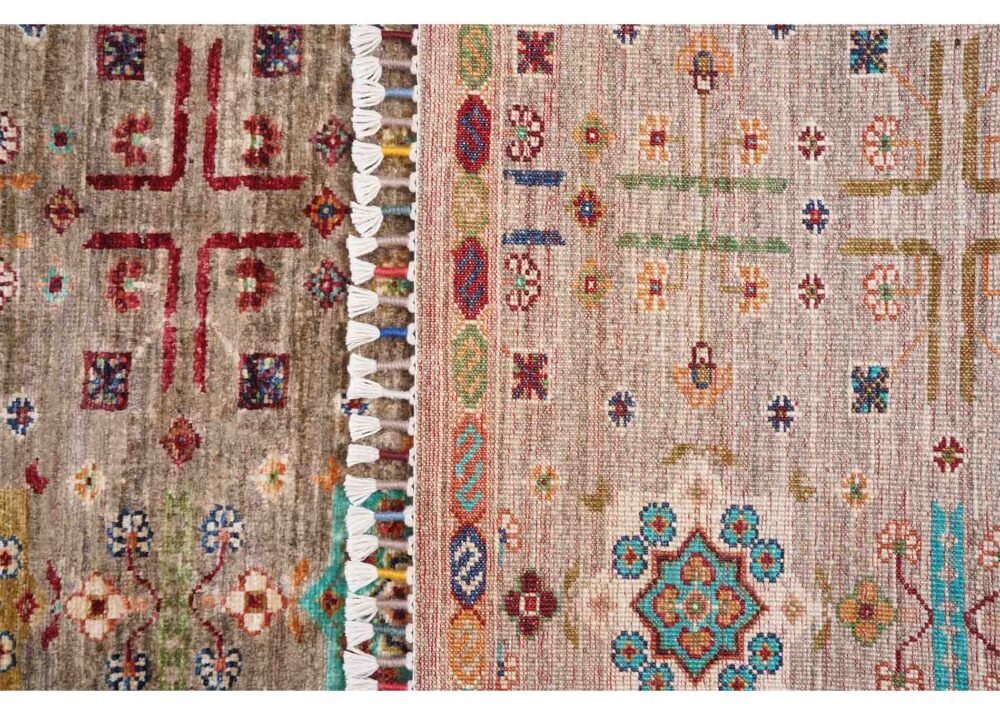 Sultani Rustic Farmhouse Runner Rug - One-of-a-Kind 8x2.5 ft Hand Knotted