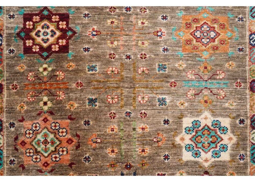 Sultani Rustic Farmhouse Runner Rug - One-of-a-Kind 8x2.5 ft Hand Knotted