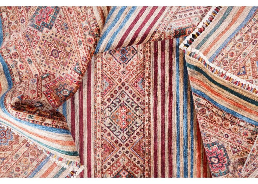 Traditional Horgin Machine Washable Rugs 10x6.8 ft Hand-Knotted - Rugs 1