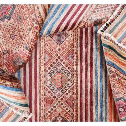Traditional Horgin Machine Washable Rugs 10x6.8 ft Hand-Knotted - Rugs 1