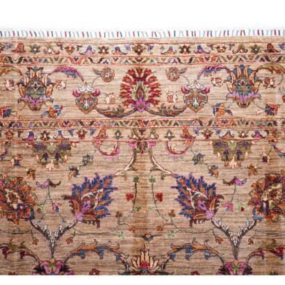 Traditional Oriental Sultani Brown Washable Rug 10.2x6.6 ft - Rugs 1