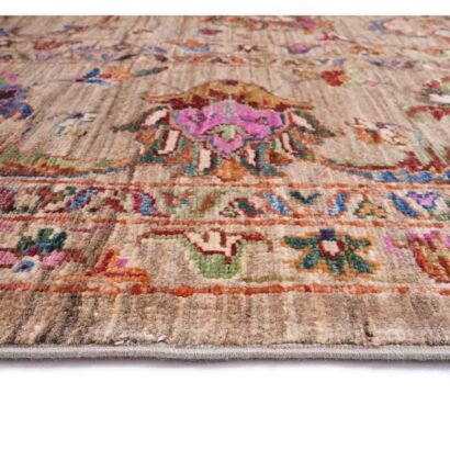 Traditional Oriental Sultani Brown Washable Rug 10.2x6.6 ft - Rugs 1
