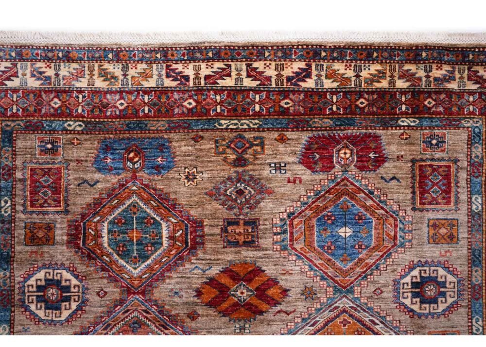 Traditional Sirvan Hand Knotted Area Rugs 10x6 ft Brown-Red - Rugs 1