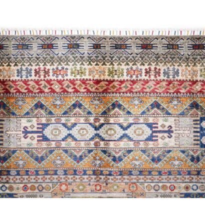 Traditional Sultani 10x7 Rug Hand-Knotted Grey Oriental Pattern - Rugs 1