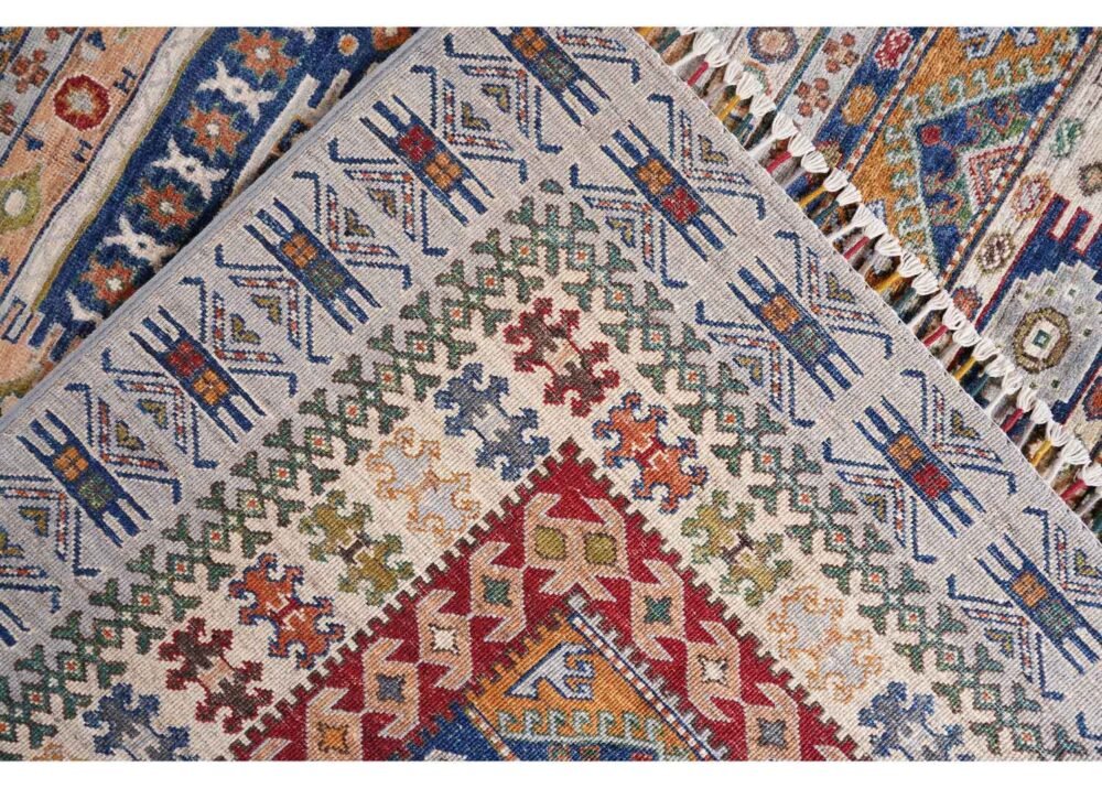 Traditional Sultani 10x7 Rug Hand-Knotted Grey Oriental Pattern - Rugs 1