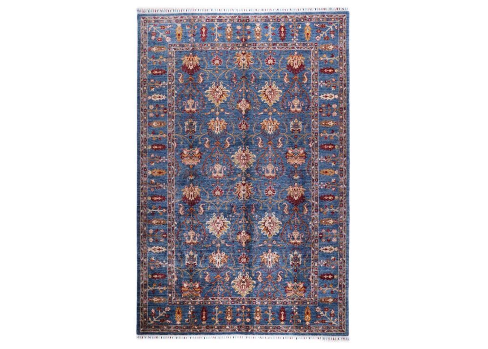 Traditional Sultani Extra Large Blue Rug Oriental 9.8x6.6 ft - Rugs 1