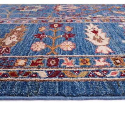 Traditional Sultani Extra Large Blue Rug Oriental 9.8x6.6 ft - Rugs 1