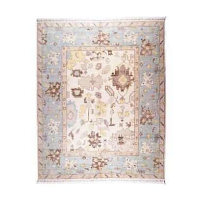 Traditional Usak Oriental Area Rugs 9.7x8.2 ft Hand-Knotted - Rugs 1