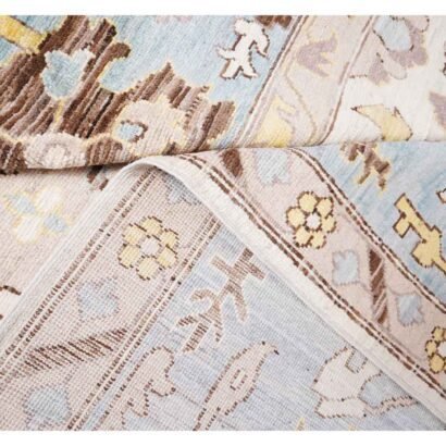 Traditional Usak Oriental Area Rugs 9.7x8.2 ft Hand-Knotted - Rugs 1