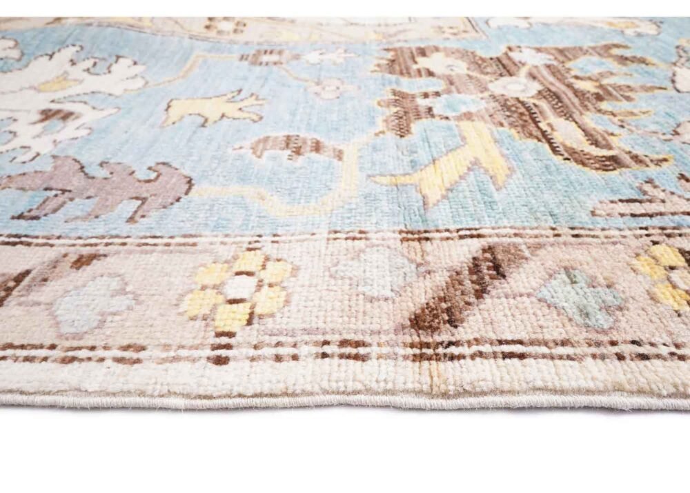 Traditional Usak Oriental Area Rugs 9.7x8.2 ft Hand-Knotted - Rugs 1