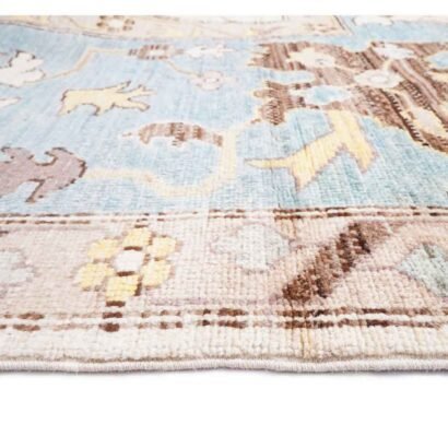 Traditional Usak Oriental Area Rugs 9.7x8.2 ft Hand-Knotted - Rugs 1