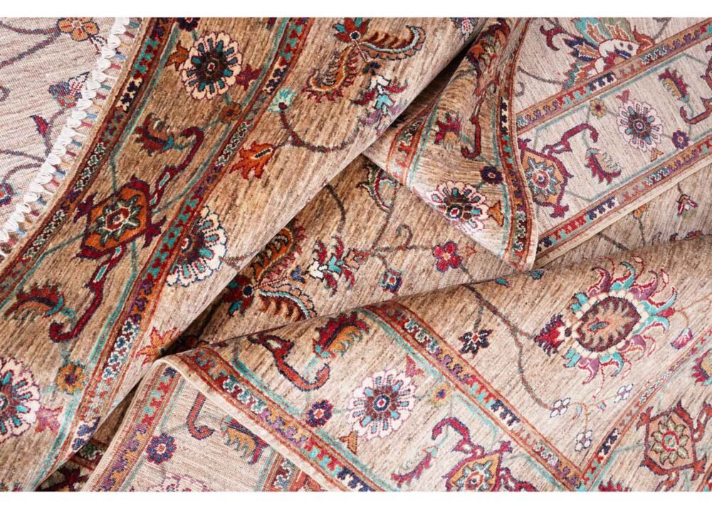 Traditional Wool Oriental Rugs Hand-Knotted Sultani 9.9x6.8 ft - Rugs 1