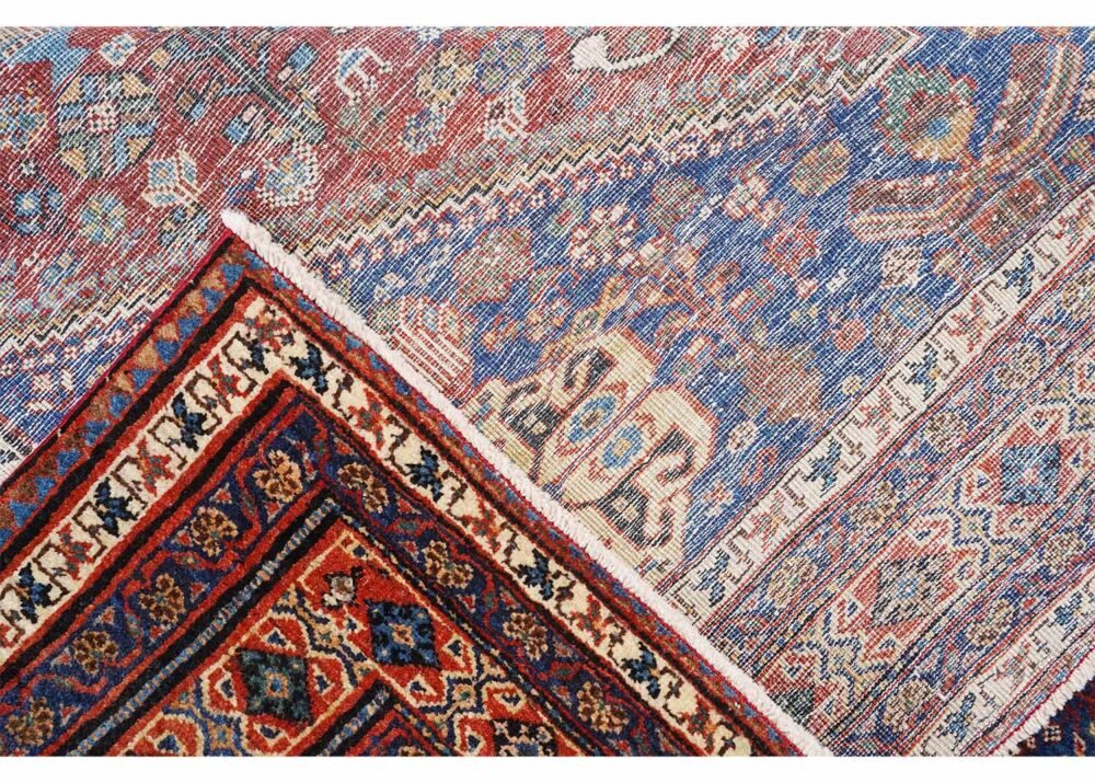 Vintage Shiraz Traditional Area Rugs for Living Room 6x4 ft Wool/Cotton
