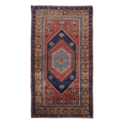 Washable Small Wool Rug Traditional YahYali 5.7x3.2 ft Hand-Knotted - Rug 1