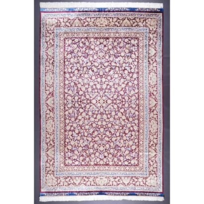 Bamboo Silk Floral Area Rugs 6.5x9.8 ft Large Medallion - Rugs 1