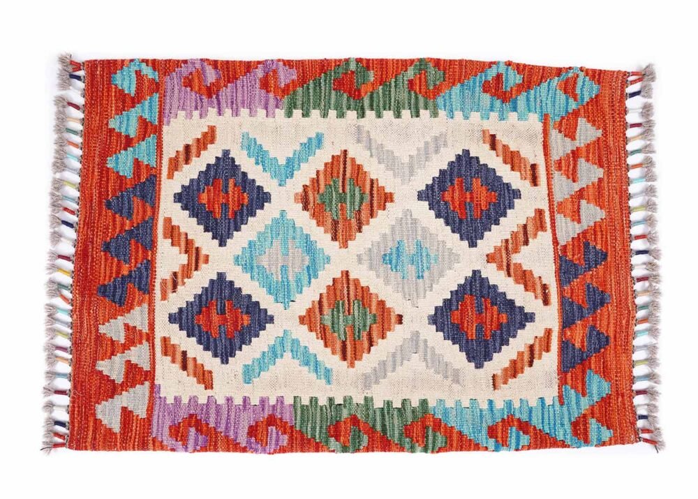 Different Size Pillows Colorful Kilim 4 Sizes Available