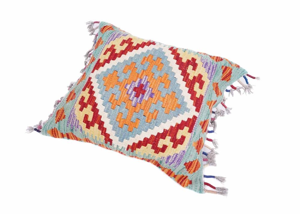 Kilim Cushion Multi Colored Couch Pillows 1.44x1.71 ft