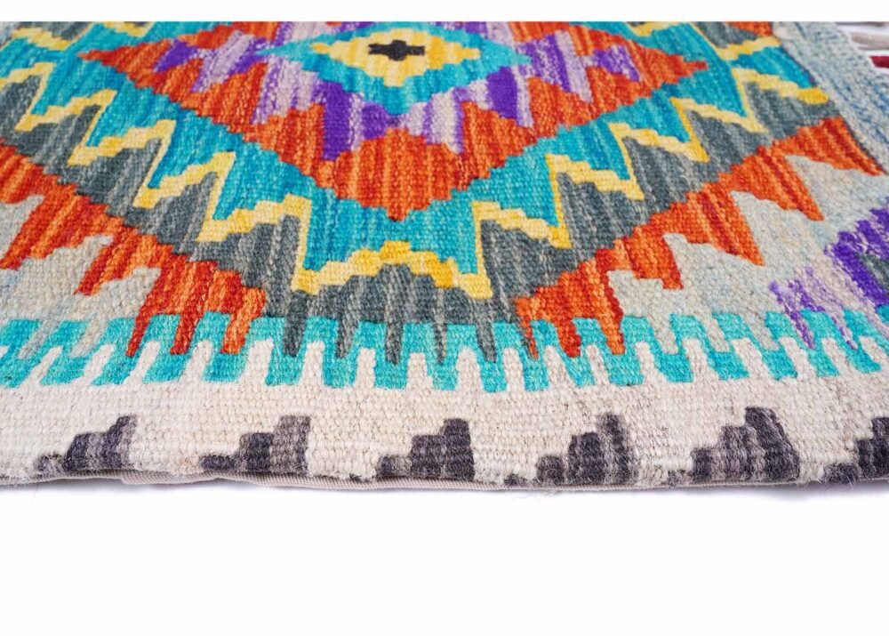 Multi Colored Outdoor Pillows 1.48x1.64 ft Kilim Cushion