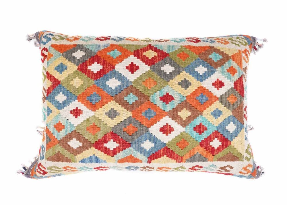 Pack of 4 Authentic Kilim Cushions and Pillows - Handwoven