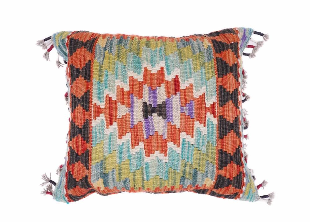 Pack of 4 Authentic Kilim Cushions and Pillows - Handwoven
