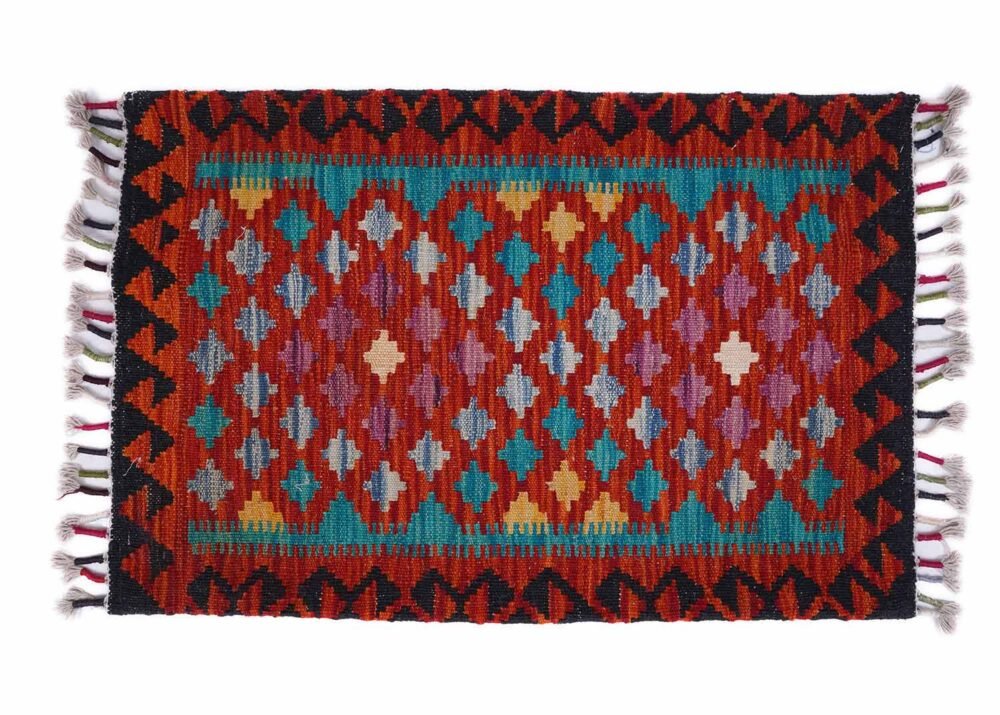 Pack of 4 Authentic Kilim Cushions and Pillows - Handwoven