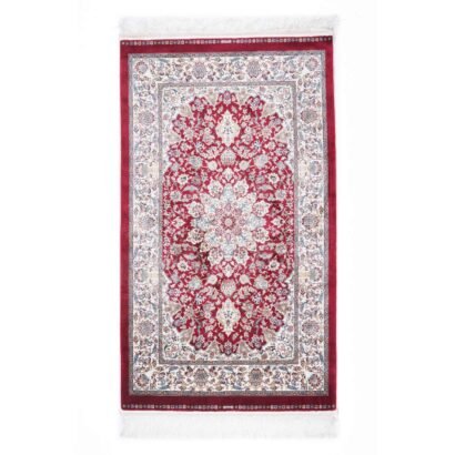 Small Area Rug for Living Room 4.9x2.9 ft Medallion Bamboo Silk - Rugs 1