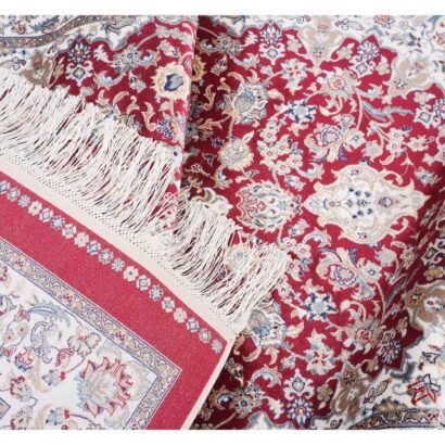Small Area Rug for Living Room 4.9x2.9 ft Medallion Bamboo Silk - Rugs 1