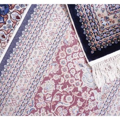 Area Rug for Under Dining Room Table 11x8 ft Medallion Bamboo Silk - Rugs 1