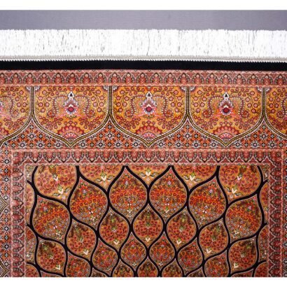 Area Rugs for Dining Room Silk Medallion 3.9x5.9 ft - Rugs 1