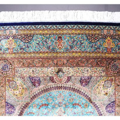 Area Rugs for Dining Room Silk Medallion 4.9x7.3 ft - Rugs 1