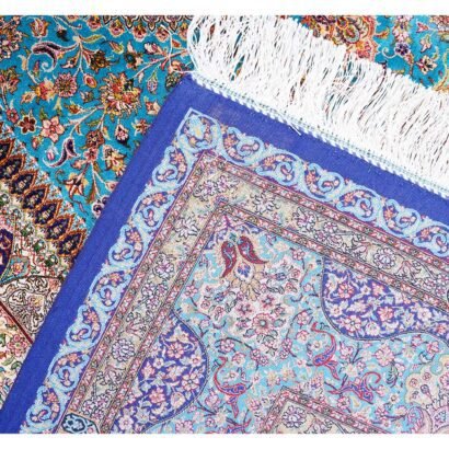 Area Rugs for Dining Room Silk Medallion 4.9x7.3 ft - Rugs 1