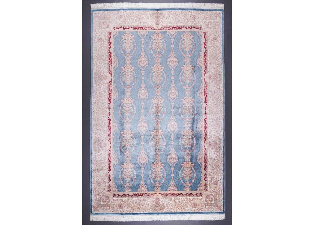 Bamboo Silk Hallway Rug for Sale 6.5x9.5 ft Medallion - Rugs 1