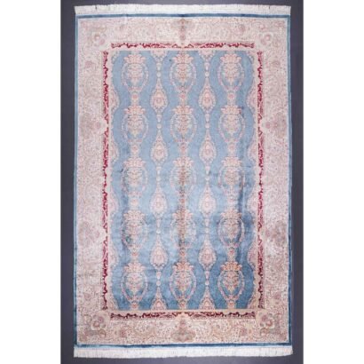 Bamboo Silk Hallway Rug for Sale 6.5x9.5 ft Medallion - Rugs 1