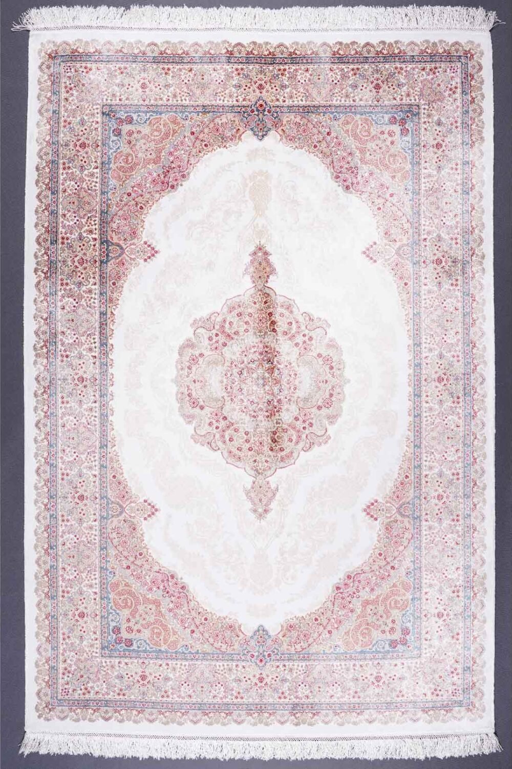 Best Rug for Living Room Bamboo Silk Medallion 6.2x4.2 ft - Rugs 1