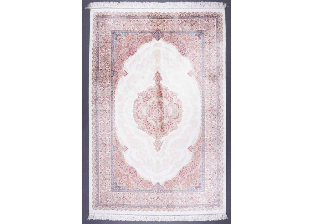Best Rug for Living Room Bamboo Silk Medallion 6.2x4.2 ft - Rugs 1