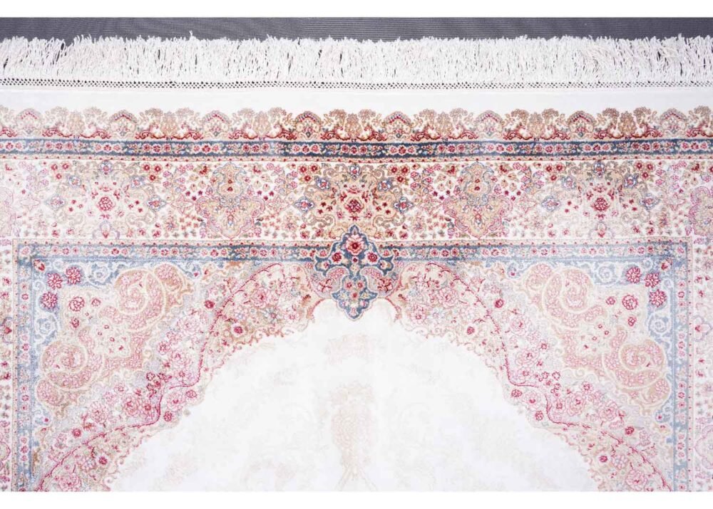 Best Rug for Living Room Bamboo Silk Medallion 6.2x4.2 ft - Rugs 1
