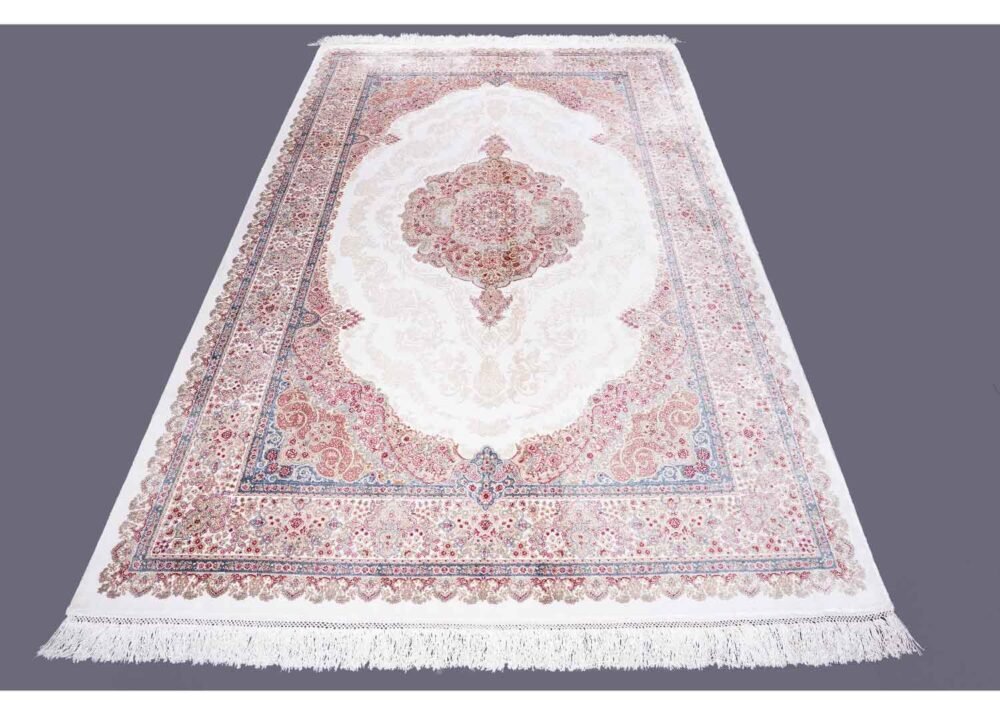 Best Rug for Living Room Bamboo Silk Medallion 6.2x4.2 ft - Rugs 1