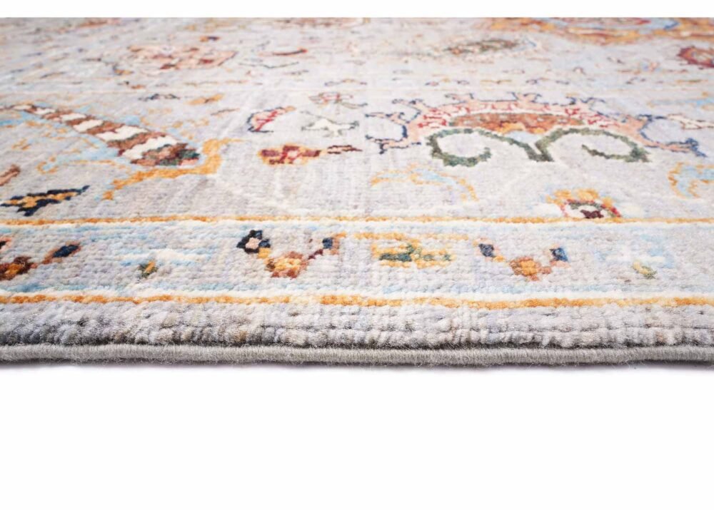 Exclusive Sultani Traditional Grey Oriental Rug 6x4 ft Hand-Knotted