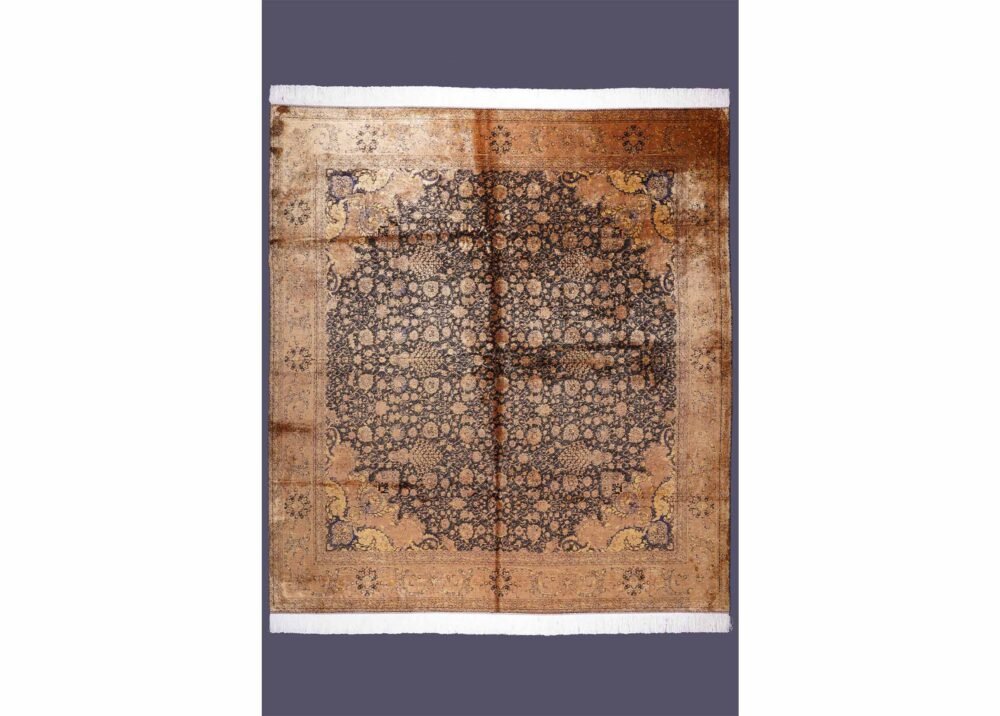 Extra Large Area Rugs for Living Room 8.2x8.2 ft Silk Medallion - Rugs 1