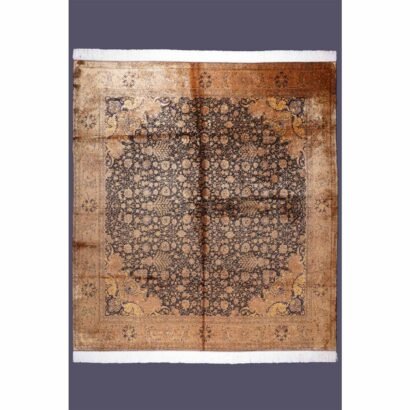 Extra Large Area Rugs for Living Room 8.2x8.2 ft Silk Medallion - Rugs 1
