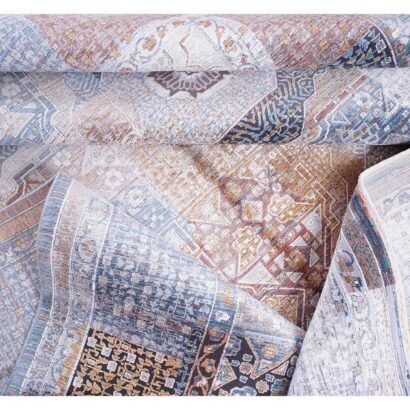 Extra Large Brown Rug 7.8x11.1 ft Modern Memluk - Rugs 1