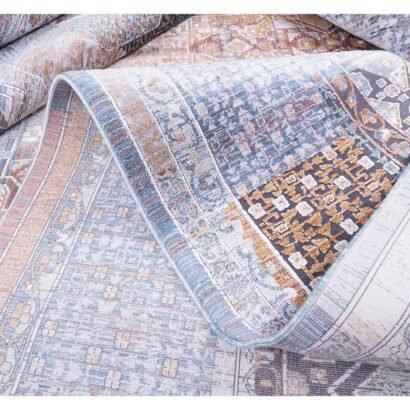 Extra Large Brown Rug 7.8x11.1 ft Modern Memluk - Rugs 1