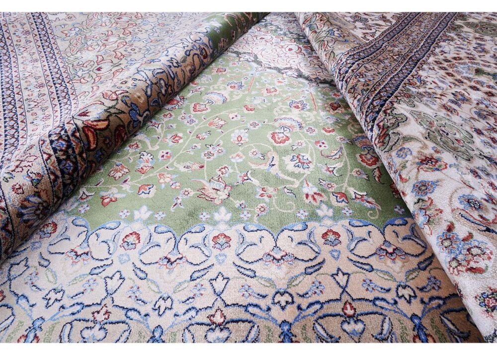 Extra Large Rug for Lounge 11x8 ft Silk Medallion - Rugs 1