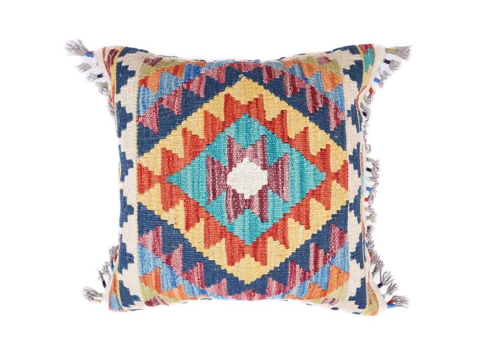 Garden Floor Cushions 5Pcs Set - Authentic Handwoven Kilim Pillow