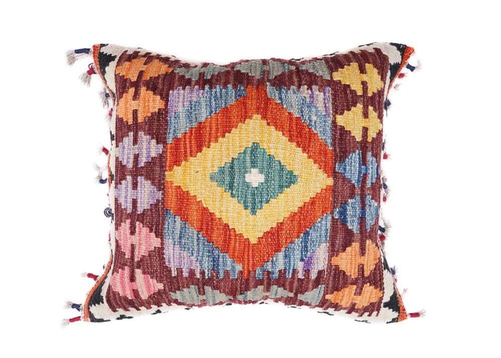 Garden Floor Cushions 5Pcs Set - Authentic Handwoven Kilim Pillow