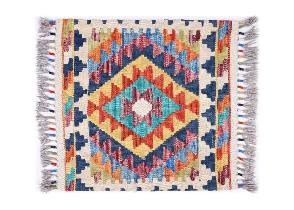 Garden Floor Cushions 5Pcs Set - Authentic Handwoven Kilim Pillow