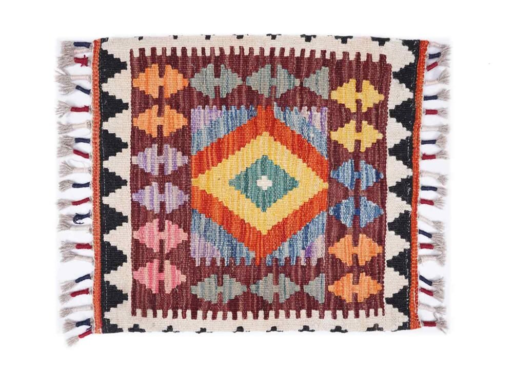 Garden Floor Cushions 5Pcs Set - Authentic Handwoven Kilim Pillow