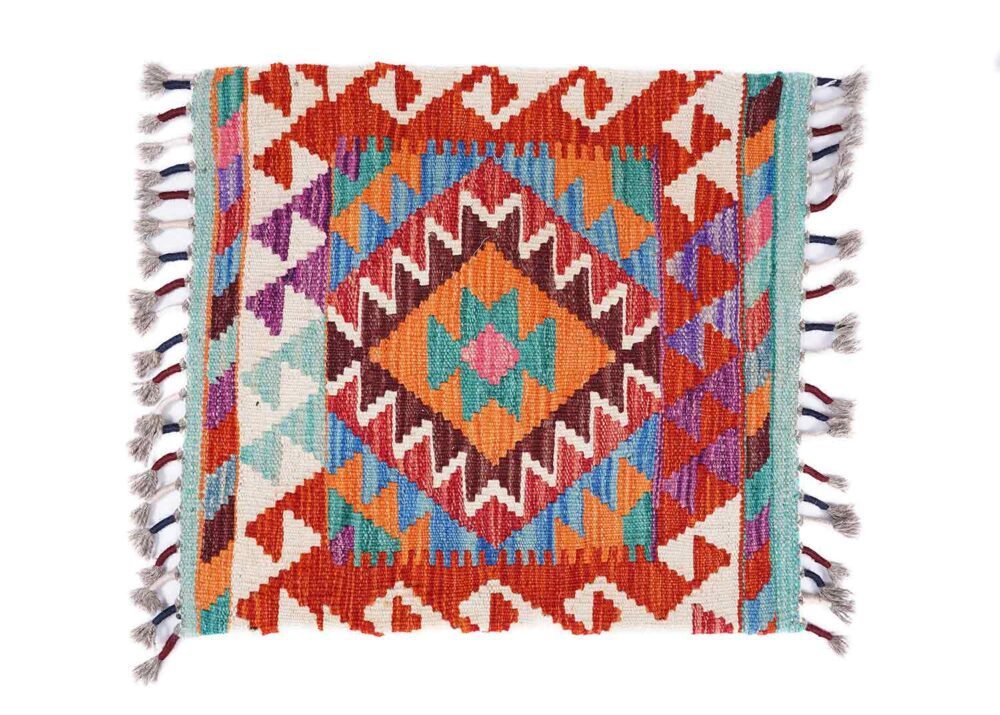 Garden Floor Cushions 5Pcs Set - Authentic Handwoven Kilim Pillow
