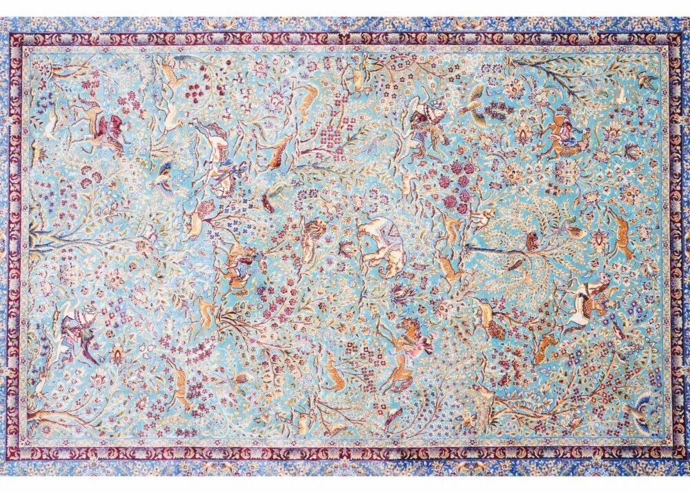 contemporary rug layout for interior styling
